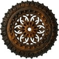 thumbnail image 1 of Ekena Millwork 18 1/2"OD x 7/8"ID x 1 1/2"P Sellek Ceiling Medallion (Fits Canopies up to 1 1/8"), Hand-Painted Rust, 1 of 5
