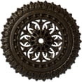 thumbnail image 1 of Ekena Millwork 18 1/2"OD x 7/8"ID x 1 1/2"P Sellek Ceiling Medallion (Fits Canopies up to 1 1/8"), Hand-Painted Stone Hearth Crackle, 1 of 5