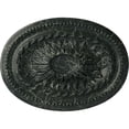 thumbnail image 1 of Ekena Millwork 18 1/2"W x 13 1/2"H x 1 7/8"P Saverne Ceiling Medallion, Hand-Painted Painted Turtle Crackle, 1 of 4