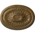 thumbnail image 1 of Ekena Millwork 18 1/2"W x 13 1/2"H x 1 7/8"P Saverne Ceiling Medallion, Hand-Painted Rubbed Bronze, 1 of 4