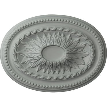 Ekena Millwork 18 1/2"W x 13 1/2"H x 1 7/8"P Saverne Ceiling Medallion
