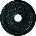 thumbnail image 1 of Ekena Millwork 18 1/8"OD 3 5/8"ID x 1 1/8"P Raymond Ceiling Medallion (Fits Canopies up to 5 1/8"), Hand-Painted Night Shade, 1 of 5