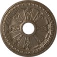 thumbnail image 1 of Ekena Millwork 18 1/8"OD 3 5/8"ID x 1 1/8"P Raymond Ceiling Medallion (Fits Canopies up to 5 1/8"), Hand-Painted Warm Silver, 1 of 5