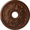 thumbnail image 1 of Ekena Millwork 18 1/8"OD x 3 1/2"ID x 2 3/4"P Edinburgh Ceiling Medallion (Fits Canopies up to 5 1/8"), Hand-Painted Copper Penny, 1 of 6