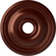 thumbnail image 1 of Ekena Millwork 18 1/8"OD x 3 3/4"ID x 1 1/8"P Bradford Ceiling Medallion (Fits Canopies up to 4 3/8"), Hand-Painted Antique Copper, 1 of 6