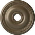 thumbnail image 1 of Ekena Millwork 18 1/8"OD x 3 3/4"ID x 1 1/8"P Bradford Ceiling Medallion (Fits Canopies up to 4 3/8"), Hand-Painted Warm Silver, 1 of 6