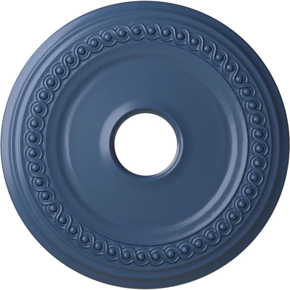 Ekena Millwork 18 5/8"OD 4"ID x 1 1/8"P Classic Ceiling Medallion (Fits Canopies up to 12 3/4"), Hand-Painted Americana