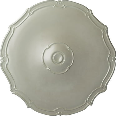 Ekena Millwork 18 7/8"OD x 1 1/2"P Pompeii Ceiling Medallion (Fits Canopies up to 2"), Hand-Painted Flash Copper