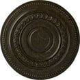 thumbnail image 1 of Ekena Millwork 18"OD x 1 1/4"P Oldham Ceiling Medallion (Fits Canopies up to 8 5/8"), Hand-Painted Stone Hearth Crackle, 1 of 5