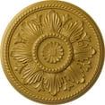 thumbnail image 1 of Ekena Millwork 18"OD x 1 3/4"P Edinburgh Ceiling Medallion (Fits Canopies up to 5 1/4"), Hand-Painted Iridescent Gold, 1 of 6