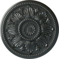 thumbnail image 1 of Ekena Millwork 18"OD x 1 3/4"P Edinburgh Ceiling Medallion (Fits Canopies up to 5 1/4"), Hand-Painted Pewter, 1 of 6