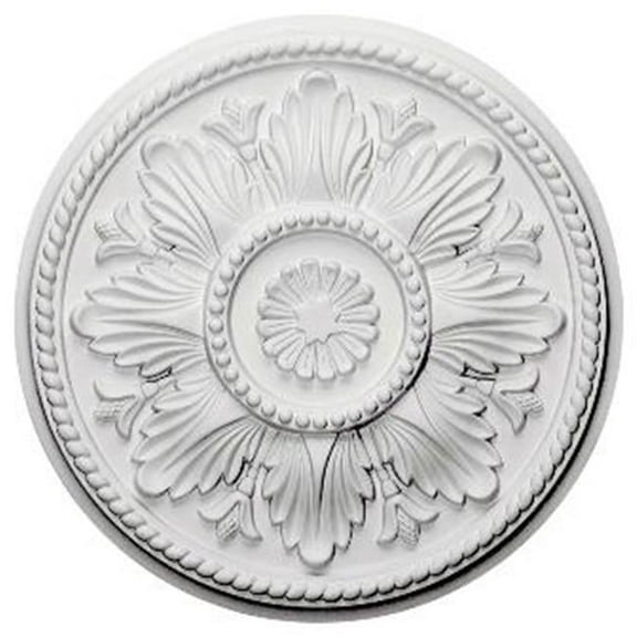 Ekena Millwork 18"OD x 1 3/4"P Edinburgh Ceiling Medallion (Fits Canopies up to 5 1/4")
