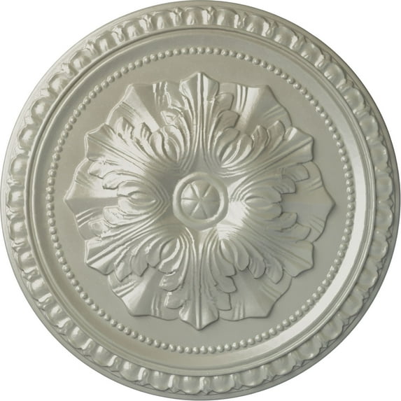 Ekena Millwork 18"OD x 1 3/8"P Richmond Ceiling Medallion (Fits Canopies up to 2 5/8"), Hand-Painted Flash Copper