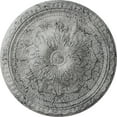 thumbnail image 1 of Ekena Millwork 18"OD x 1 3/8"P Richmond Ceiling Medallion (Fits Canopies up to 2 5/8"), Hand-Painted Ultra Pure White Crackle, 1 of 5