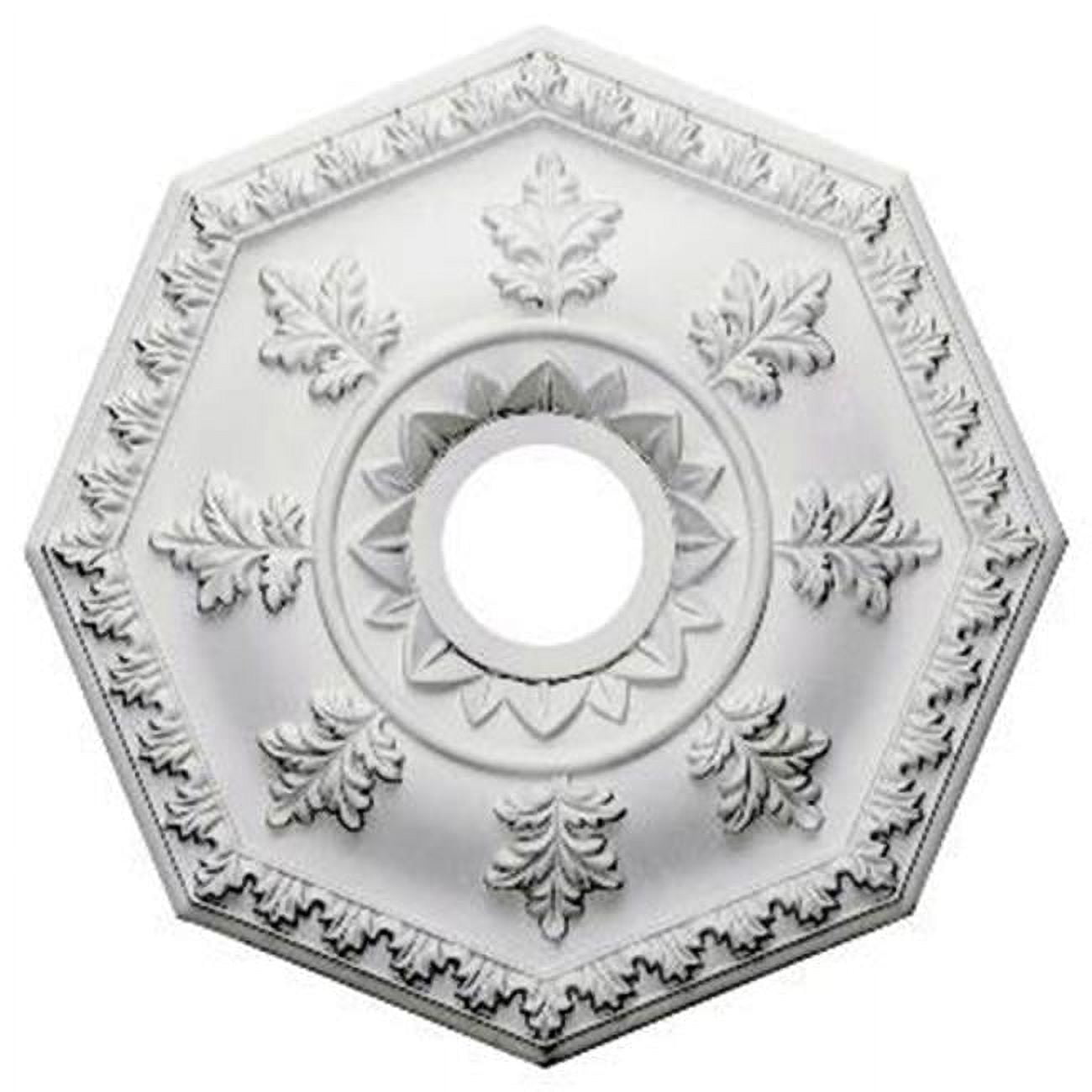 Primed Gray Polyurethane Nottingham Ceiling Medallion, 18 inches