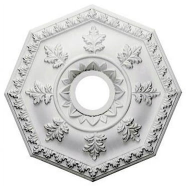 Ekena Millwork 18"OD x 3 1/2"ID x 1 1/2"P Nottingham Ceiling Medallion (Fits Canopies up to 4 5/8")