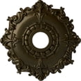 thumbnail image 1 of Ekena Millwork 18"OD x 3 1/2"ID x 1 1/2"P Riley Ceiling Medallion (Fits Canopies up to 4 5/8"), Hand-Painted Green Gold, 1 of 5