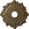 thumbnail image 1 of Ekena Millwork 18"OD x 3 1/2"ID x 1 1/2"P Riley Ceiling Medallion (Fits Canopies up to 4 5/8"), Hand-Painted Mississippi Mud, 1 of 5