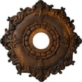 thumbnail image 1 of Ekena Millwork 18"OD x 3 1/2"ID x 1 1/2"P Riley Ceiling Medallion (Fits Canopies up to 4 5/8"), Hand-Painted Rust, 1 of 5