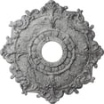 thumbnail image 1 of Ekena Millwork 18"OD x 3 1/2"ID x 1 1/2"P Riley Ceiling Medallion (Fits Canopies up to 4 5/8"), Hand-Painted Ultra Pure White Crackle, 1 of 5