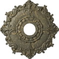 thumbnail image 1 of Ekena Millwork 18"OD x 3 1/2"ID x 1 1/2"P Riley Ceiling Medallion (Fits Canopies up to 4 5/8"), Hand-Painted Witch Hazel Crackle, 1 of 5