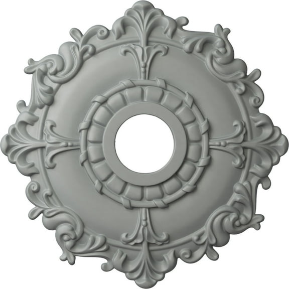 Ekena Millwork 18"OD x 3 1/2"ID x 1 1/2"P Riley Ceiling Medallion (Fits Canopies up to 4 5/8")
