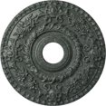 thumbnail image 1 of Ekena Millwork 18"OD x 3 1/2"ID x 1 1/2"P Rose Ceiling Medallion (Fits Canopies up to 7 1/4"), Hand-Painted Athenian Green Crackle, 1 of 6