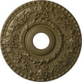 thumbnail image 1 of Ekena Millwork 18"OD x 3 1/2"ID x 1 1/2"P Rose Ceiling Medallion (Fits Canopies up to 7 1/4"), Hand-Painted Mississippi Mud, 1 of 6