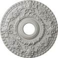thumbnail image 1 of Ekena Millwork 18"OD x 3 1/2"ID x 1 1/2"P Rose Ceiling Medallion (Fits Canopies up to 7 1/4"), Hand-Painted Ultra Pure White, 1 of 6