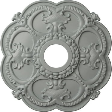 Ekena Millwork 18"OD x 3 1/2"ID x 1 1/2"P Rotherham Ceiling Medallion (Fits Canopies up to 3 1/2")