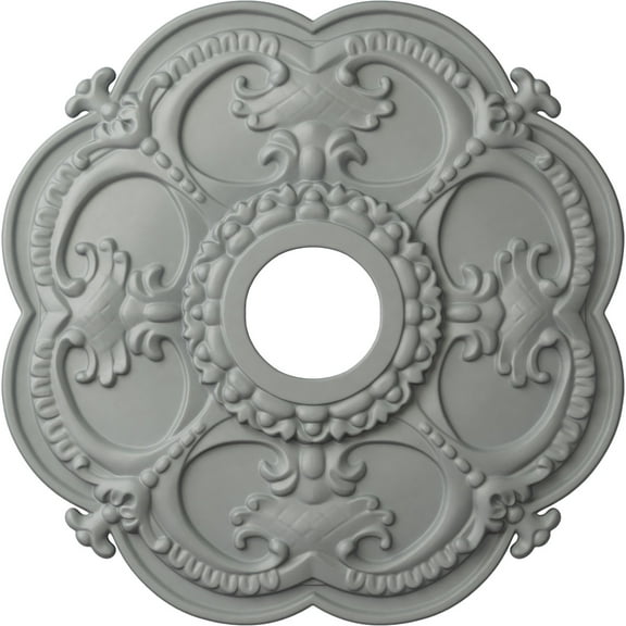 Ekena Millwork 18"OD x 3 1/2"ID x 1 1/2"P Rotherham Ceiling Medallion (Fits Canopies up to 3 1/2")