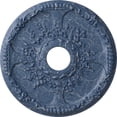 thumbnail image 1 of Ekena Millwork 18"OD x 3 1/2"ID x 1 3/8"P Antioch Ceiling Medallion (Fits Canopies up to 3 1/2"), Hand-Painted Americana Crackle, 1 of 5