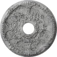 thumbnail image 1 of Ekena Millwork 18"OD x 3 1/2"ID x 1 3/8"P Antioch Ceiling Medallion (Fits Canopies up to 3 1/2"), Hand-Painted Ultra Pure White Crackle, 1 of 5