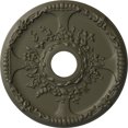 thumbnail image 1 of Ekena Millwork 18"OD x 3 1/2"ID x 1 3/8"P Antioch Ceiling Medallion (Fits Canopies up to 3 1/2"), Hand-Painted Witch Hazel, 1 of 5