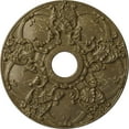 thumbnail image 1 of Ekena Millwork 18"OD x 3 1/2"ID x 1 3/8"P Norwich Ceiling Medallion (Fits Canopies up to 4 1/2"), Hand-Painted Mississippi Mud Crackle, 1 of 6