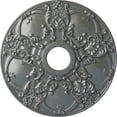 thumbnail image 1 of Ekena Millwork 18"OD x 3 1/2"ID x 1 3/8"P Norwich Ceiling Medallion (Fits Canopies up to 4 1/2"), Hand-Painted Platinum, 1 of 6