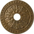 thumbnail image 1 of Ekena Millwork 18"OD x 3 1/2"ID x 1 3/8"P Warsaw Ceiling Medallion (Fits Canopies up to 3 1/2"), Hand-Painted Rubbed Bronze, 1 of 6