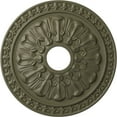 thumbnail image 1 of Ekena Millwork 18"OD x 3 1/2"ID x 1 3/8"P Warsaw Ceiling Medallion (Fits Canopies up to 3 1/2"), Hand-Painted Spartan Stone, 1 of 6