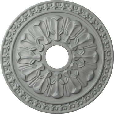 Ekena Millwork 18"OD x 3 1/2"ID x 1 3/8"P Warsaw Ceiling Medallion (Fits Canopies up to 3 1/2")