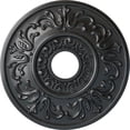 thumbnail image 1 of Ekena Millwork 18"OD x 3 1/2"ID x 1"P Valletta Ceiling Medallion (Fits Canopies up to 3 1/2"), Hand-Painted Pewter, 1 of 6