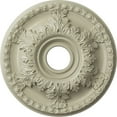 thumbnail image 1 of Ekena Millwork 18"OD x 3 1/2"ID x 2 1/2"P Granada Ceiling Medallion (Fits Canopies up to 6 5/8"), Hand-Painted Clear Yellow, 1 of 5