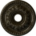 thumbnail image 1 of Ekena Millwork 18"OD x 3 1/2"ID x 2 1/2"P Granada Ceiling Medallion (Fits Canopies up to 6 5/8"), Hand-Painted Stone Hearth Crackle, 1 of 5