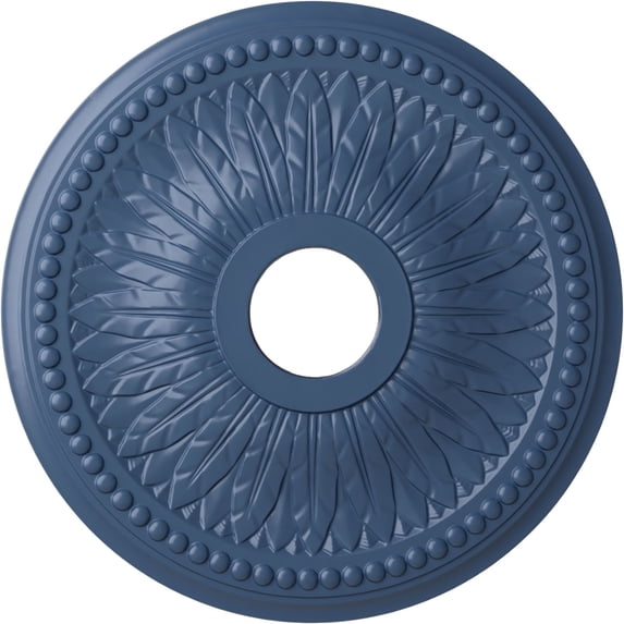 Ekena Millwork 18"OD x 3 3/4"ID x 1 1/2"P Bailey Ceiling Medallion (Fits Canopies up to 5 3/4"), Hand-Painted Americana