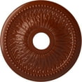 thumbnail image 1 of Ekena Millwork 18"OD x 3 3/4"ID x 1 1/2"P Bailey Ceiling Medallion (Fits Canopies up to 5 3/4"), Hand-Painted Firebrick, 1 of 6