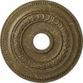 thumbnail image 1 of Ekena Millwork 18"OD x 3 3/8"ID x 7/8"P Oldham Ceiling Medallion (Fits Canopies up to 8 5/8"), Hand-Painted Mississippi Mud Crackle, 1 of 6