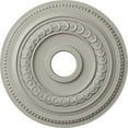 thumbnail image 1 of Ekena Millwork 18"OD x 3 3/8"ID x 7/8"P Oldham Ceiling Medallion (Fits Canopies up to 8 5/8"), Hand-Painted Pot of Cream, 1 of 6