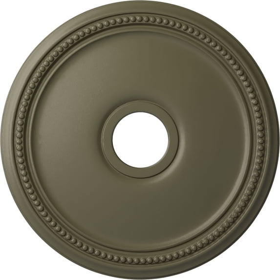 Ekena Millwork 18"OD x 3 5/8"ID x 1 1/8"P Diane Ceiling Medallion (Fits Canopies up to 5 3/8"), Hand-Painted Spartan Stone