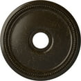 thumbnail image 1 of Ekena Millwork 18"OD x 3 5/8"ID x 1 1/8"P Diane Ceiling Medallion (Fits Canopies up to 5 3/8"), Hand-Painted Stone Hearth Crackle, 1 of 6