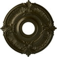 thumbnail image 1 of Ekena Millwork 18"OD x 4"ID x 5/8"P Attica Ceiling Medallion (Fits Canopies up to 5"), Hand-Painted Green Gold, 1 of 6