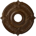 thumbnail image 1 of Ekena Millwork 18"OD x 4"ID x 5/8"P Attica Ceiling Medallion (Fits Canopies up to 5"), Hand-Painted Root Beer Crackle, 1 of 6